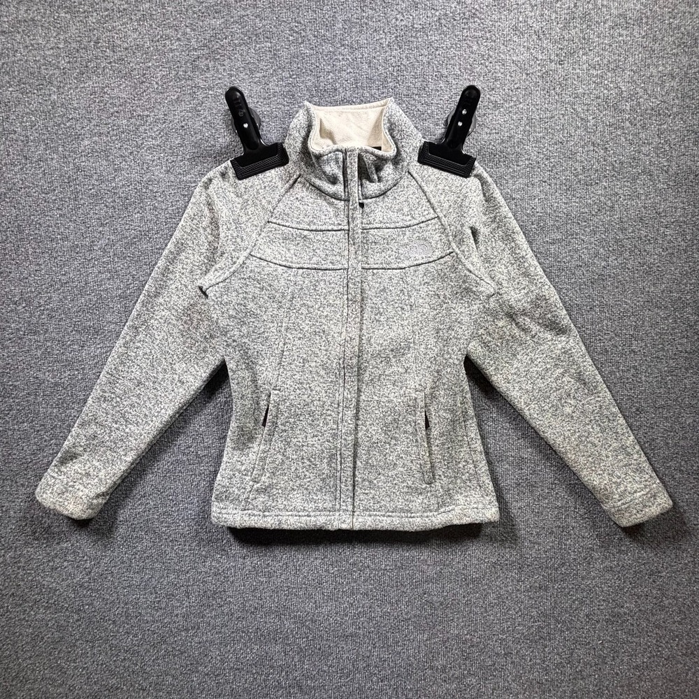 The North Face Jacket Womens XS Heather Gray Fleece Full Zip Utility Activewear